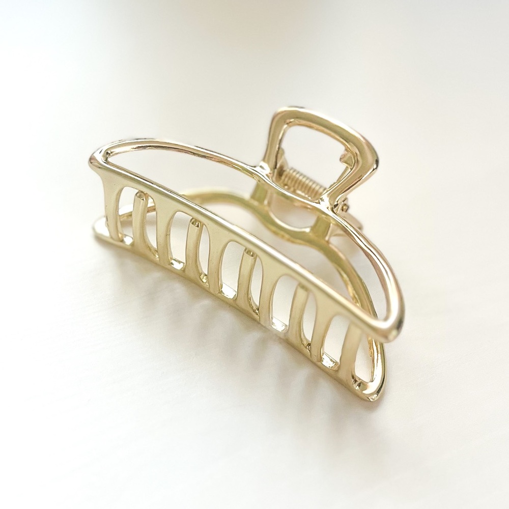 Metallic Gold Hair Clip